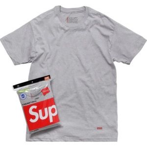Hanes x Supreme T-Shirt Gray